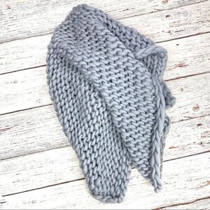 ‎Blue Gray Arm Knit Throw Blanket